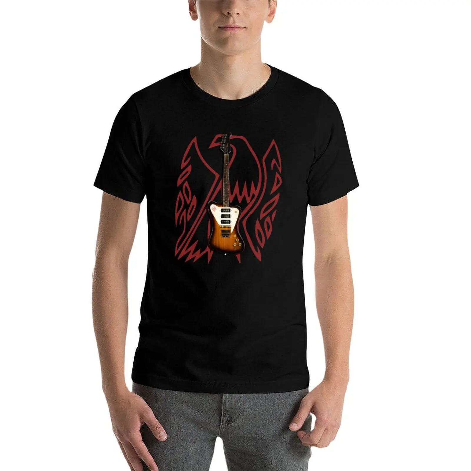

The Firebird Classic Guitar T-Shirt essential t shirt anime t shirts oversize T-Shirt