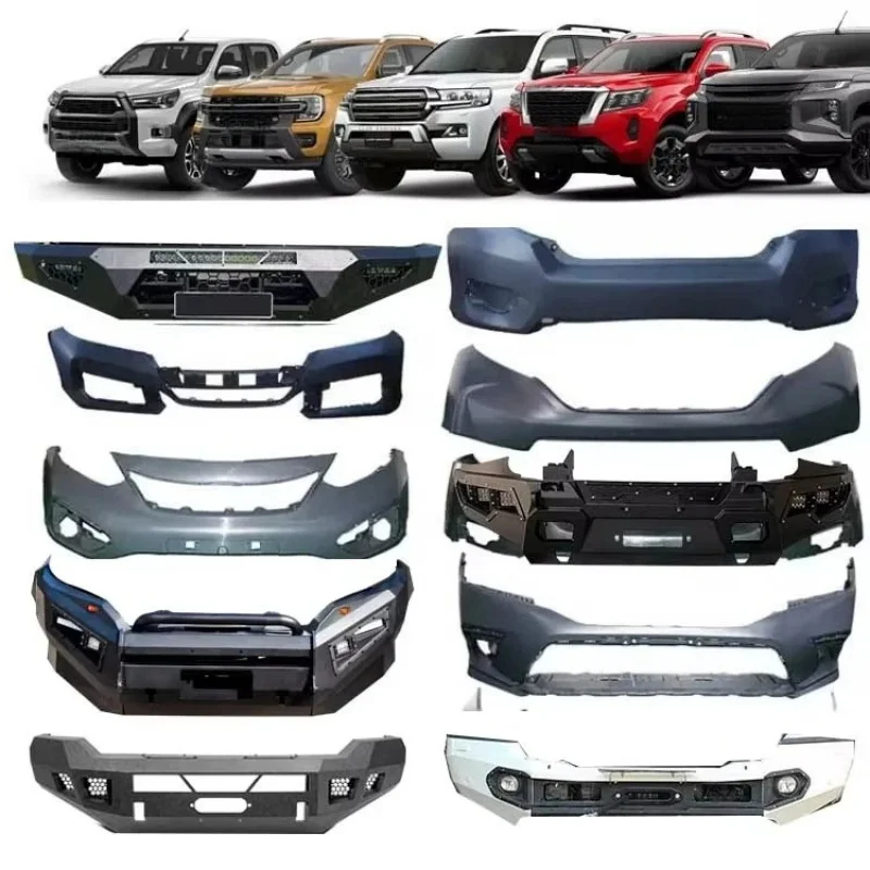 

Heavy Duty Steel Front Bumper Bull Bar Nudge Bar 4X4 Offroad Vehicle Exterior Accessories
