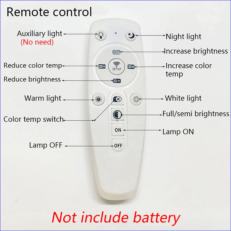 Imagem -02 - Driver Led Inteligente para Lustres Peças de Reparo Led Trabalhar com Cores Duplas Tiras Led Barras 2040w x2 4060w x4 2.4g