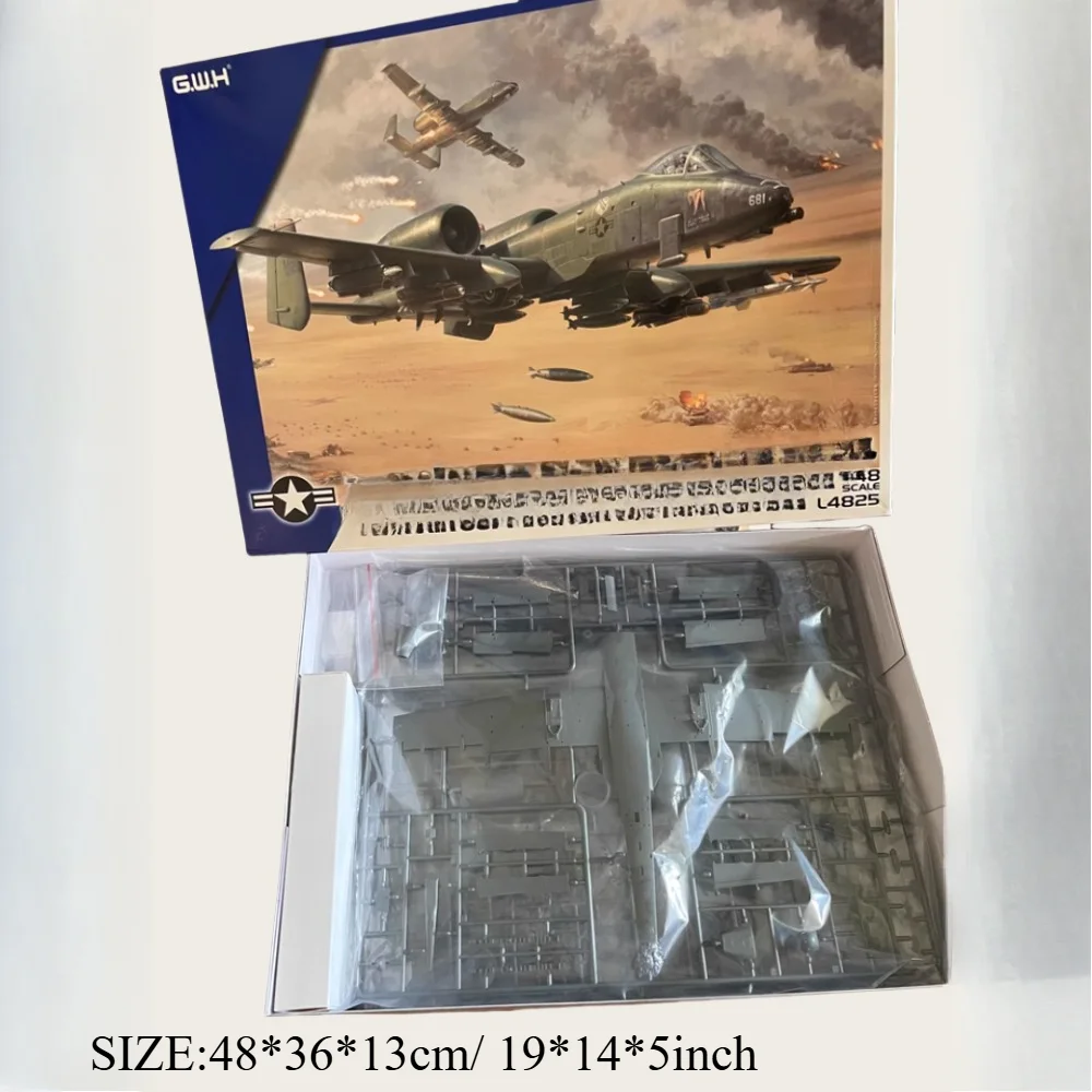 Zusammenbauen Sie den Maßstabsflugzeug-Modellbausatz L4825 im Maßstab 1:48 A-10A Thunderbolt II Close Air SupportBy Great Wall Hobby
