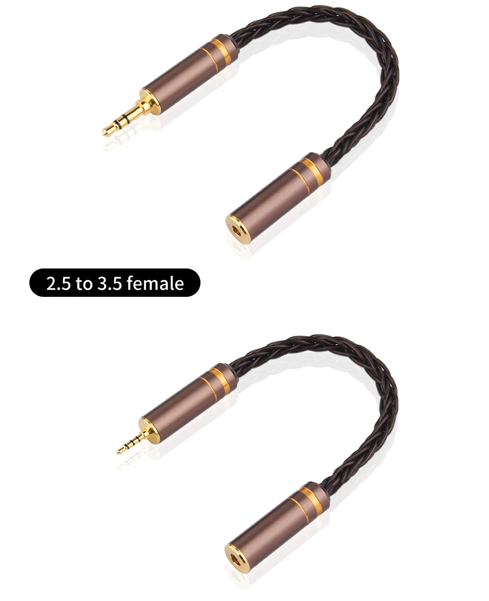 12-adriges 2.5/3.5/4,4mm Maleto 2.5/3.5/4,4mm symmetrisches Audio-Konvertierungs kabel Kopfhörer kabel für Audio-Kopfhörer verstärker – Detail 11