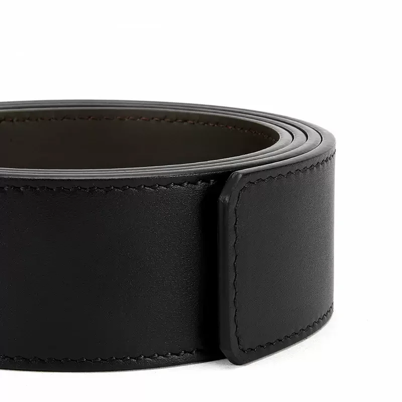 Men's double-sided belt body without buckle 3.8cm new men's and women's belt high-quality cowhide without buckle, free of postag