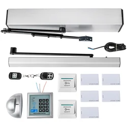 SucceBuy Automatic Door Opener Kit 120° Opening Hotel Office Door Operator 50W Auto Sliding Pocket Door Closer Swing Door Opener