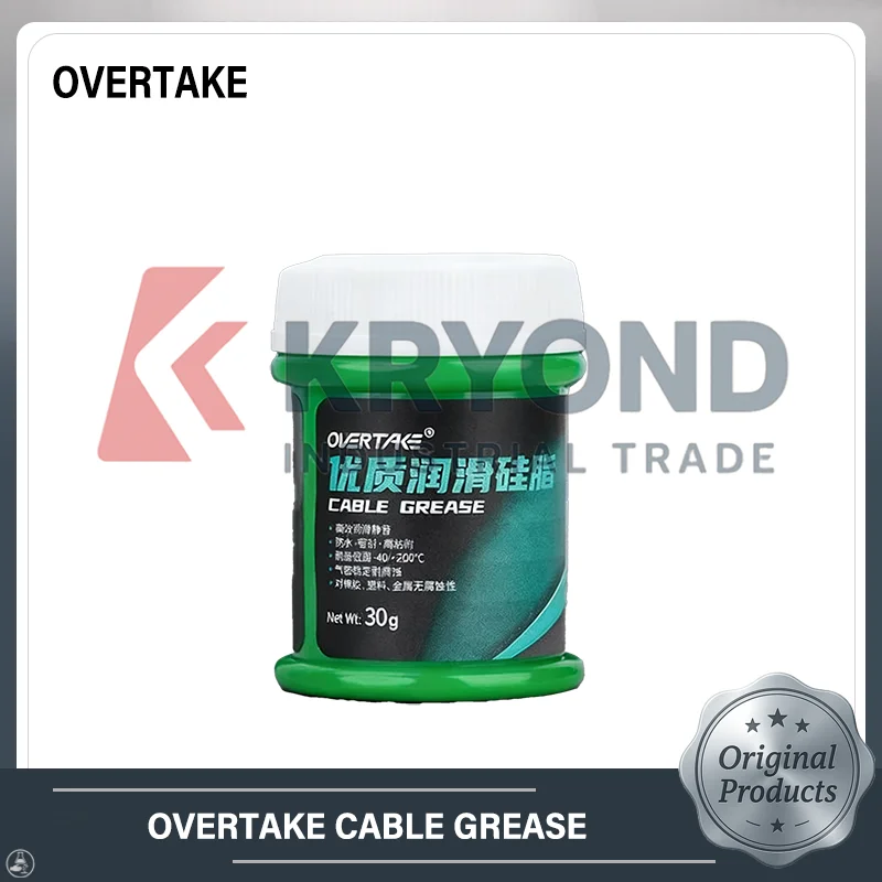 

OVERTAKE Cable Grease 30g Effective Electrical Insulation and Cable Protection Grease for Smooth Operation and Durability