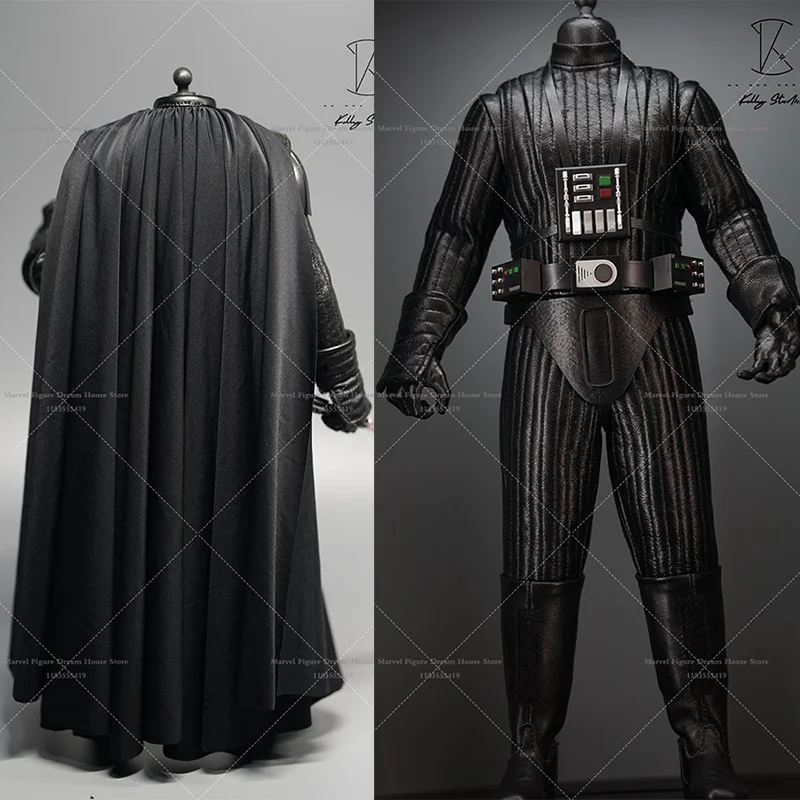 1/6 Scale Male Clothes Black Jumpsuit Leather Jacket Sith Dark Lord Darth Vader Anakin Skywalker  12-inch Action Figure Soldier