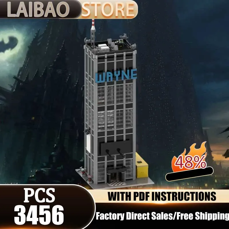 

Популярный конструктор по мотивам фильма: Модель башни Вейта, технологичные кирпичики, DIY-набор для сборки, строительная игрушка, праздничный подарок