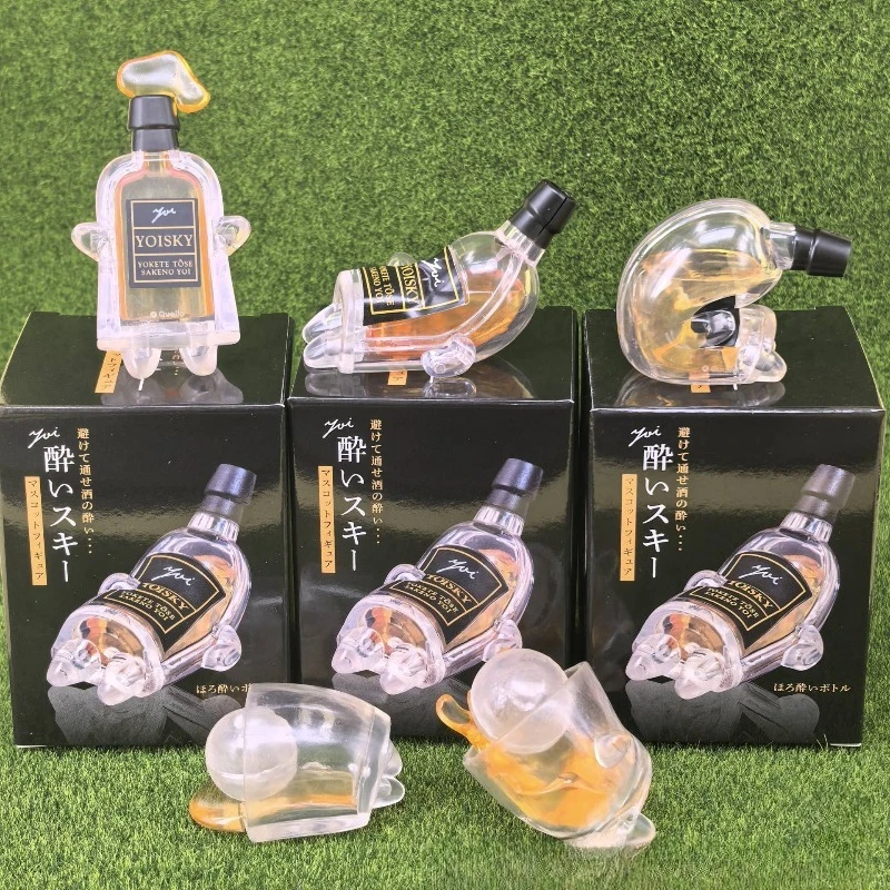

Cartoon Drunk Wine Bottles Action Figure Miniature Whisky Blind Box Toys Collection Ornaments Girls Boys Gifts