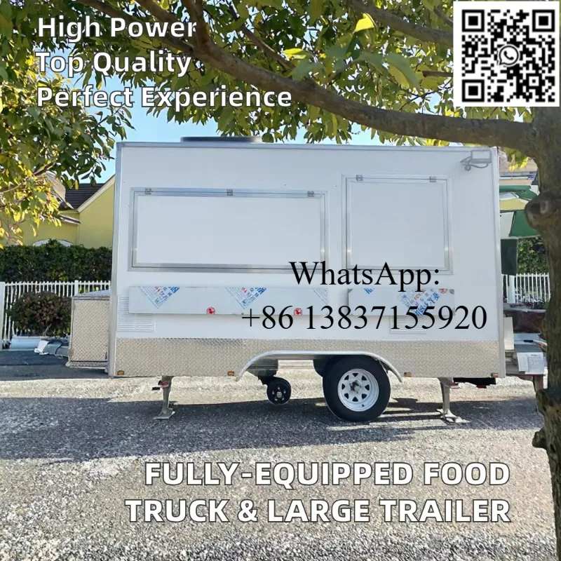 

Custom EU Standard Catering Trailer Mobile Food Truck Pizza Ice Cream Burger Hot Dog Full Equipment