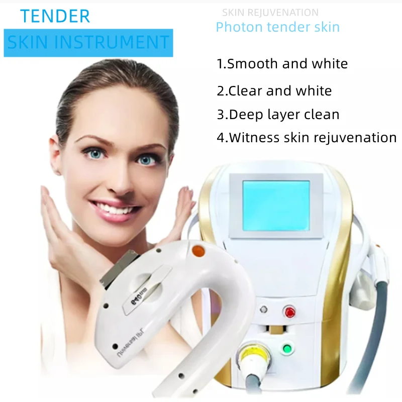 

Acne Treatment Vascular Removal OPT/IPL/E-Light Hair Removal Machine Skin Rejuvenation and Whitening Beauty Salon/Home