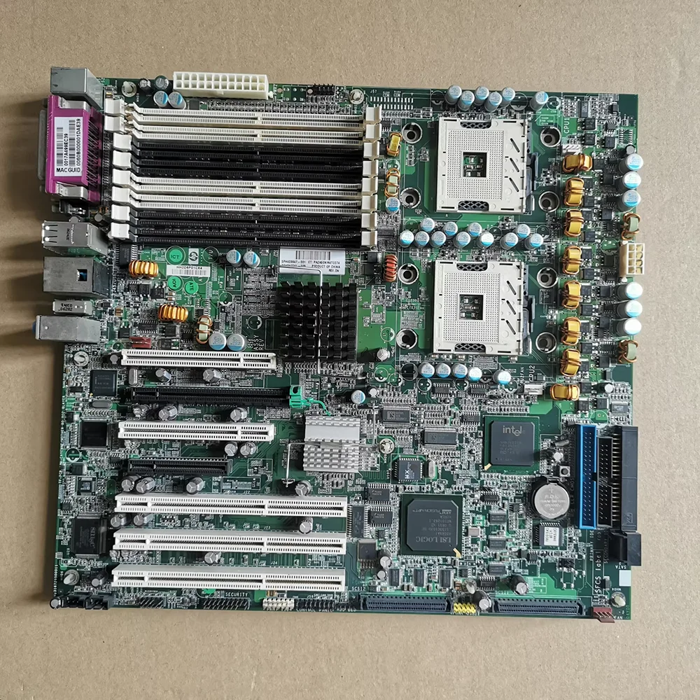 Original Workstation Motherboard XW8200 409647-001 347241-005 350446-001 Red Green Perfect Test Good Quality