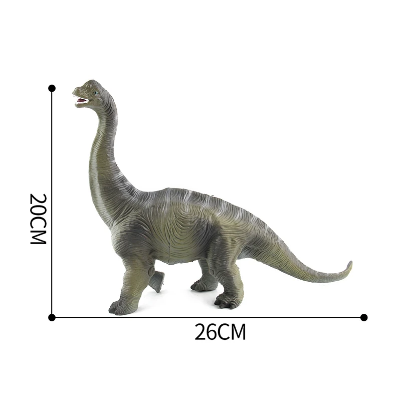 Wysokiej jakości dinozaury jurajskie świat Hollow figurki zielony Brachiosaurus zabawki modele dla dzieci prezenty świąteczne wystrój