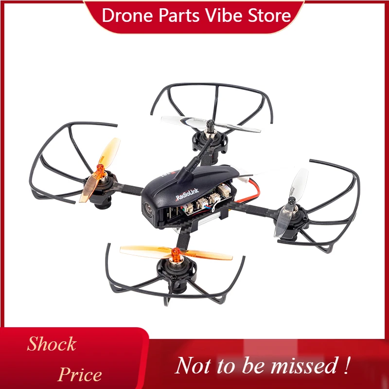 DPRadioLink F121 Micro Racing Drone 2.4GHz OSD Real-time Telemetry Three Flight Modes for USB LiPo Battery Charger for FPV Racin