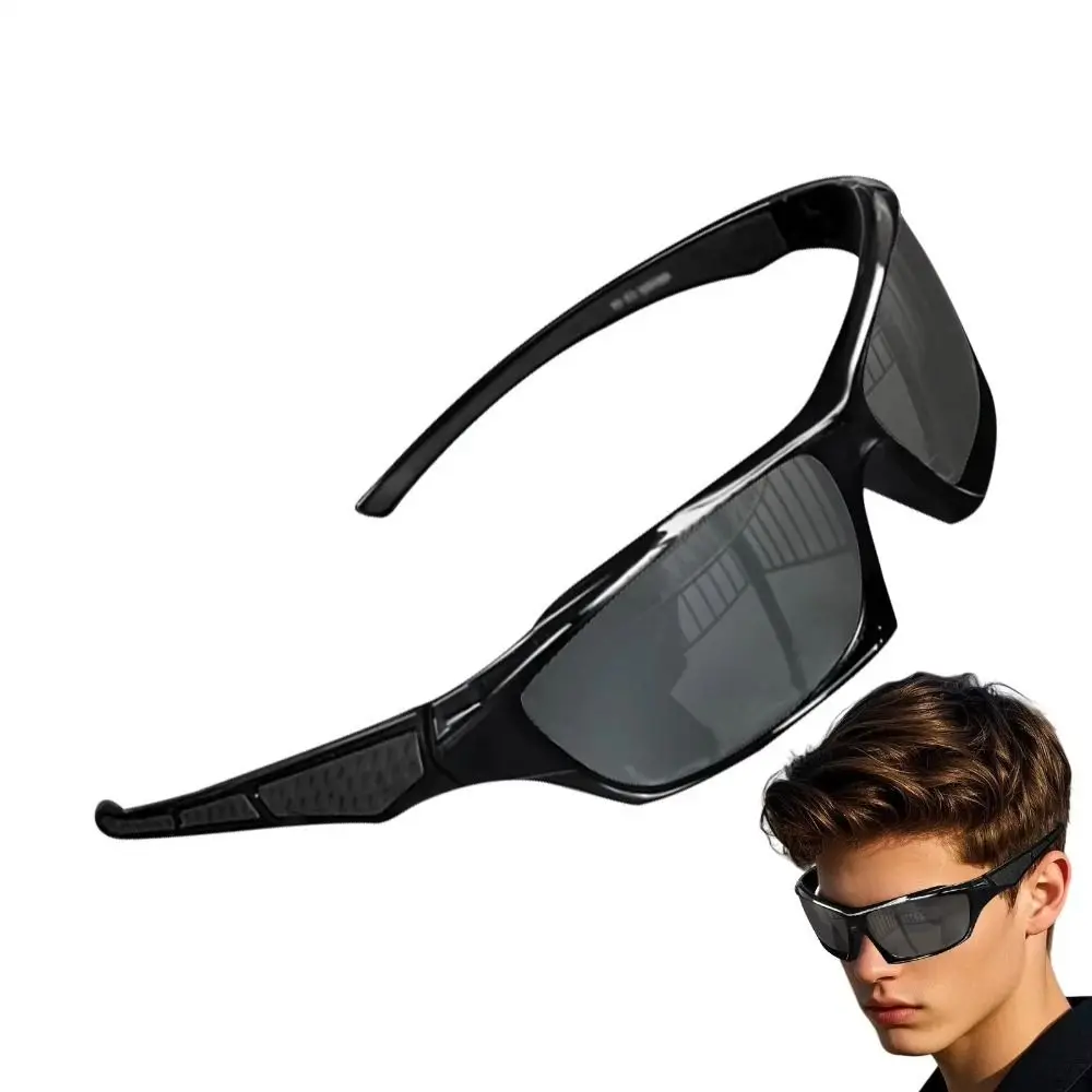 UV400 Cycling Glasses Lens Comprehensive Protection Sport Eyewear Impact Resistant Wrap Around Frame Safety Glasses Hiking
