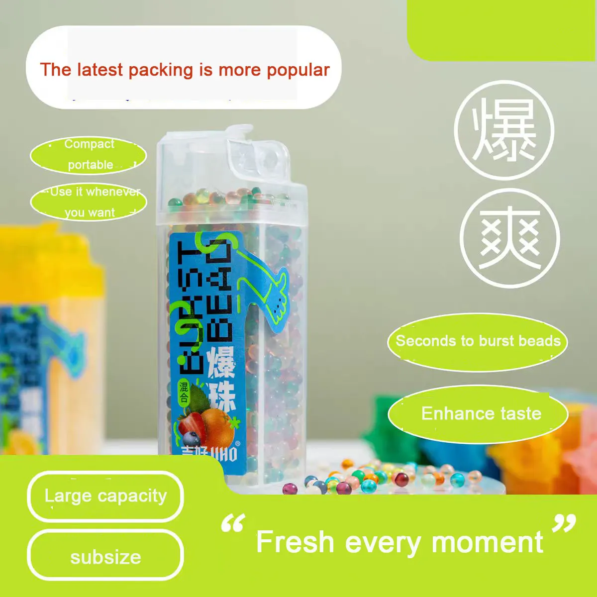 1000 kulek do papierosów o smaku koralików Pops miętowy mieszany smak owocowy mentol Bursting koralik DIY kapsułki akcesoria do dymu