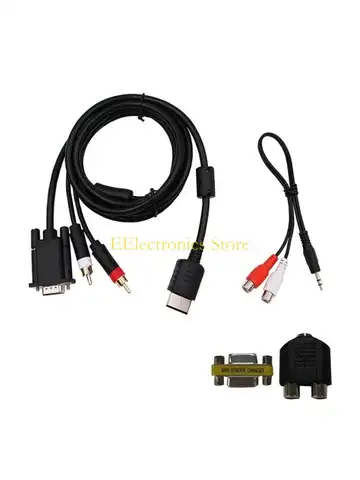 Cable VGA B03C para a Monitor VGA, RCA 3,5mm a 2 machos Ada