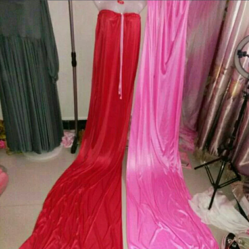 Плюс размер глянцевое атласное свободное платье макси ледяной шелк без рукавов пара шелковистый на ощупь эластичный мягкий сексуальный длинный спальный мешок abdl waddle ﻿