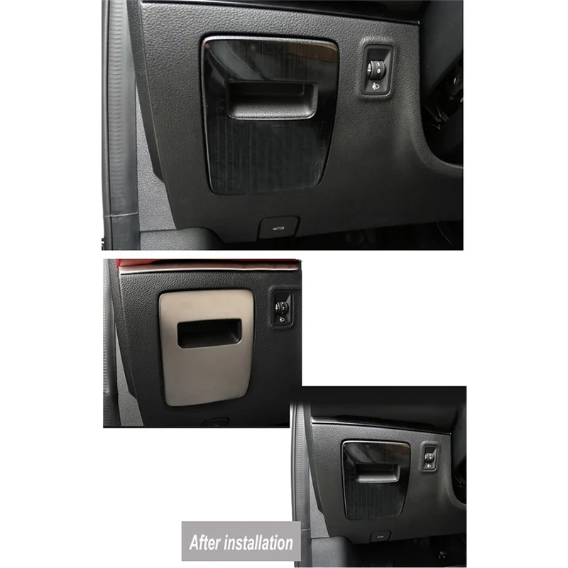 صندوق قفازات السيارة الفضي للتخزين ، غطاء لوحة التبديل ، مقبض للـ MS HS ، من الفضة