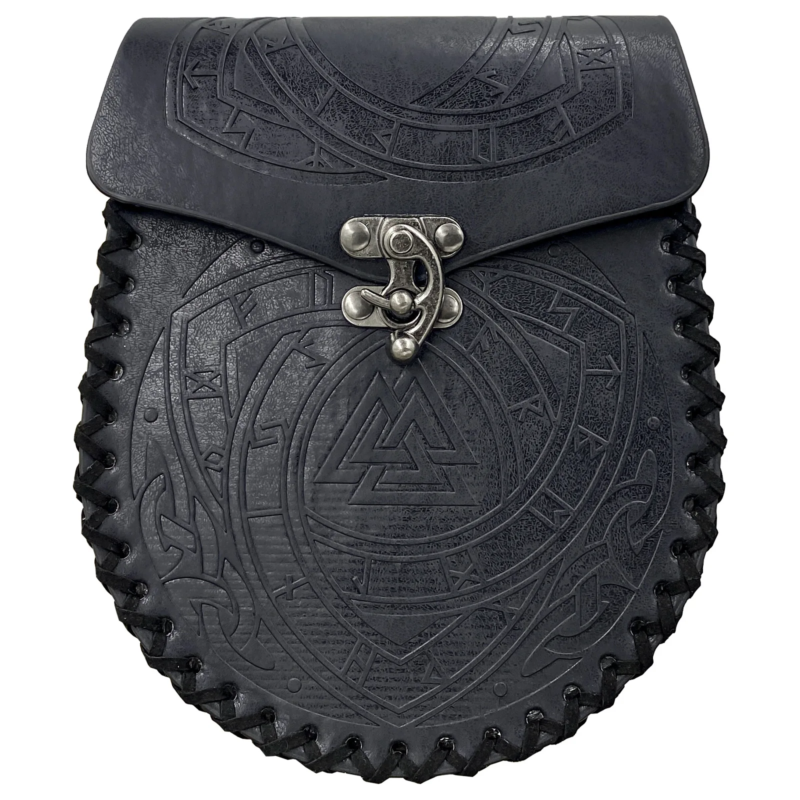 Renaissance Tasche Nordic Geprägte Gürteltasche Renaissance Kostüm Zubehör LARP Taille Tasche Cosplay Geldbörse Retro Mittelalter – Detail 16