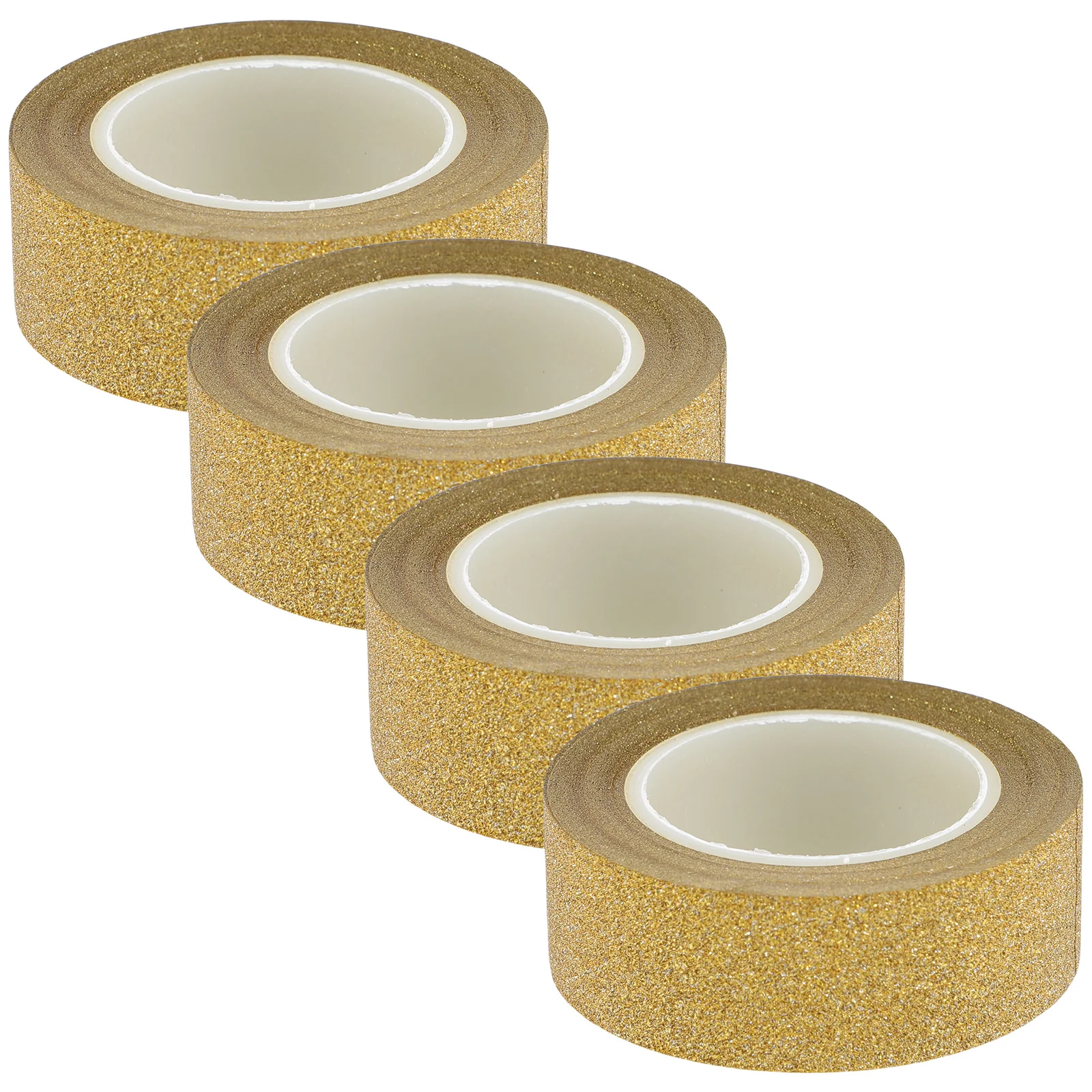 4 لفات بريق اشي الشريط ورق لاصق مزخرف الشريط مجموعة لسكرابوكينغ لتقوم بها بنفسك تغليف الهدايا المجلات الحرفية لوازم الحفلات