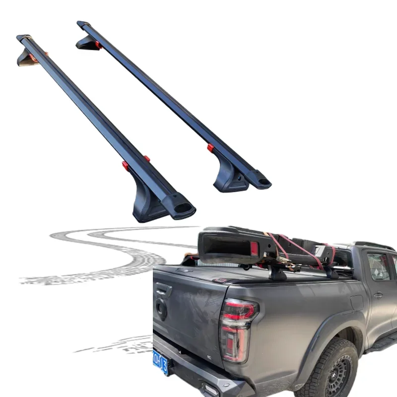 

4x4 Pickup Truck bed Aluminium trunk Cross Bar Car luggage carrier for F150 Ranger Hilux Land Cruiser Tacoma JT Gladiator