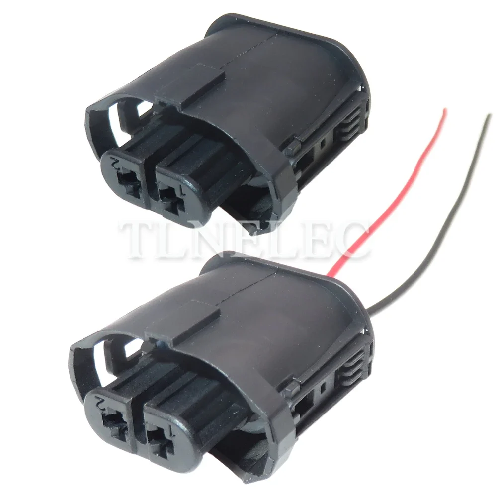 2 Pin Way Automobile Fog Light Sealed Socket Car Wire Cable Connectors With Wires For BMW 1-1355668-2