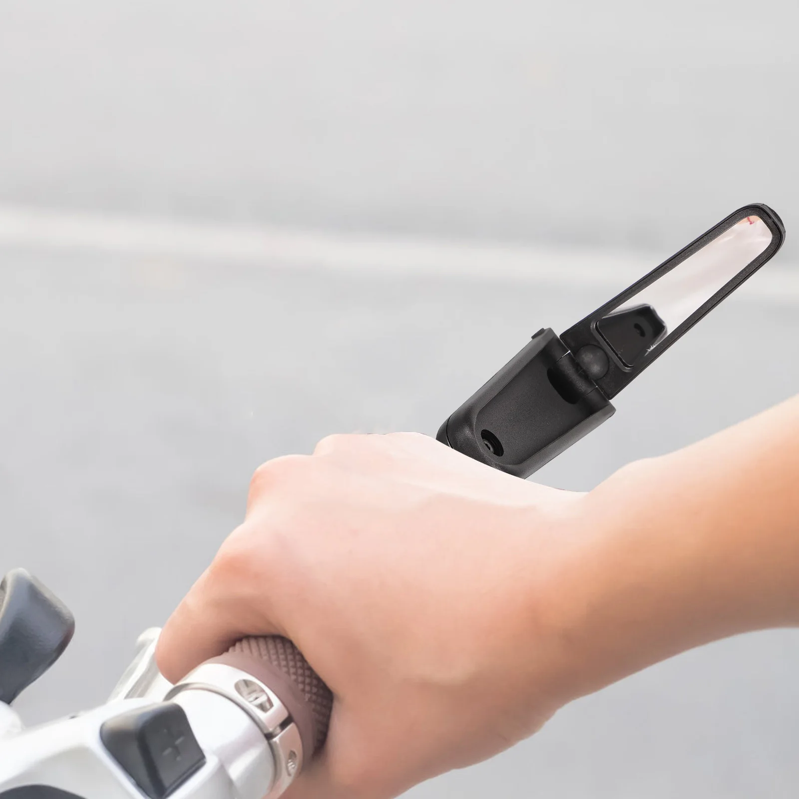 

Hidden Reflective Bike Rear Mirror Folding Adjustable Handlebar Mount Cycling Rearview Mirror Safety Accessory