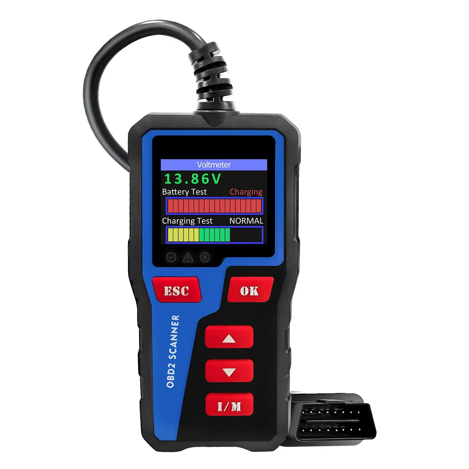 OBD2 Scanner OBD2 Engine Fault Enhanced Screen Display Plug Play Voltage Test