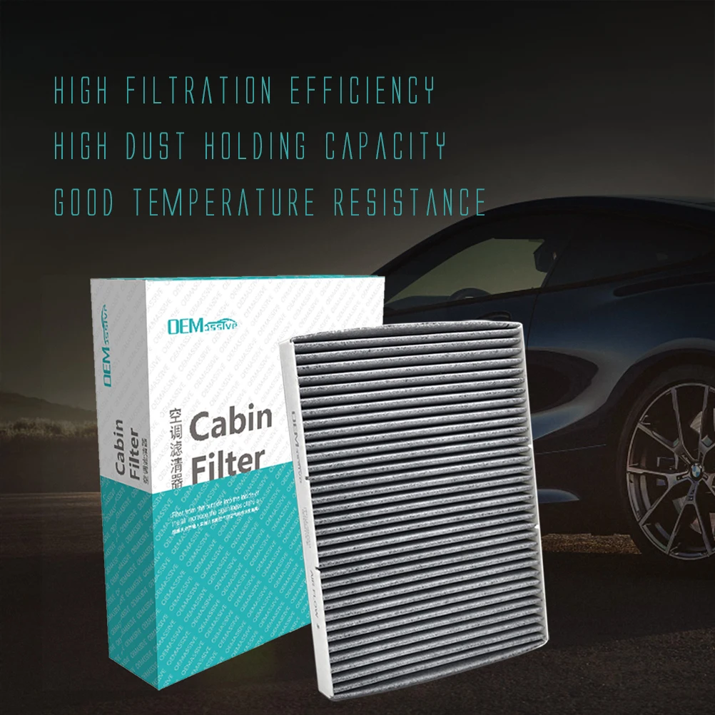 Car Pollen Cabin Air Filter For Volkswagen VW New Beetle Golf 4 Bora Polo Lupo Audi A3 TT Skoda Octavia 1J0819644A JZW819653