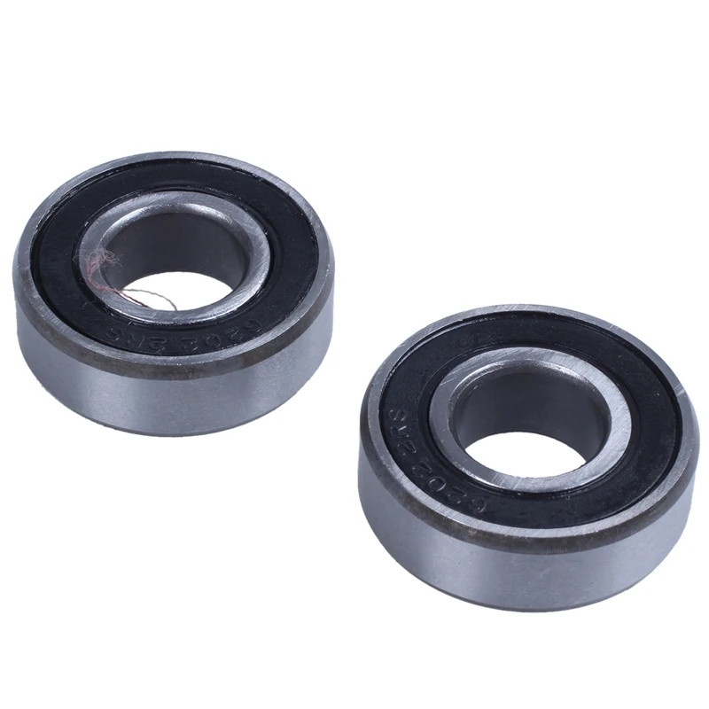 4Pcs 6202RS 15mm Inner 35mm Outer Single Row Deep Groove Ball Bearing