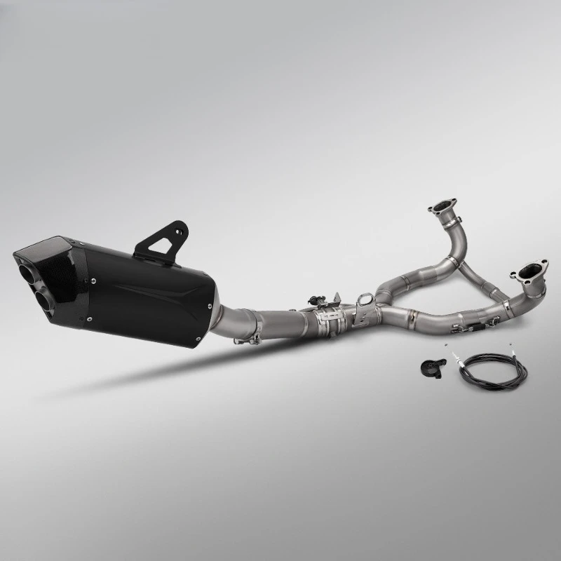 

Motorcycle exhaust pipe modification, line valve front exhaust pipe tail muffler