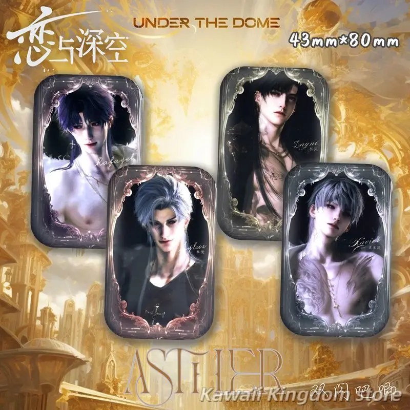 Love and Deepspace Rafayel Zayne Xavier Sylus Caleb Cosplay Button Pin Cute Anime Tinplate Brooch Badge for Backpack Accessories