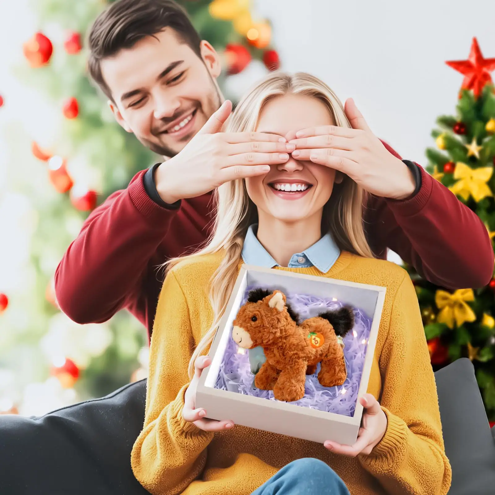 

Chinese New Year Horse Plush Cartoon Doll Plush 2026 Horse Year Doll For Kids Teens Adults Collectors Bedroom Study Children's