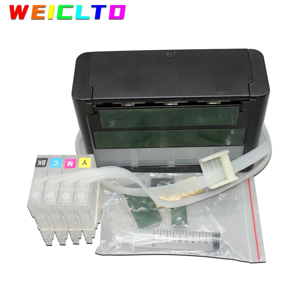 711 XL Ciss Continuous Ink Supply System For HP Designjet HP711 T125 T130 T525 T530 T120 T520 Printer With Permanent Chip Chain