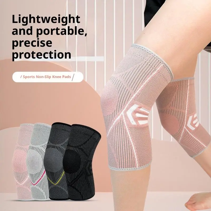 1 Para Ortezy na Kolano Wspierającej Stawy Podczas Zapalenia Stawów, Nylonowe Sportowe Rękawy Kompresyjne, Nakolanniki, Ochraniacze do Jazdy na Rowerze i Biegania