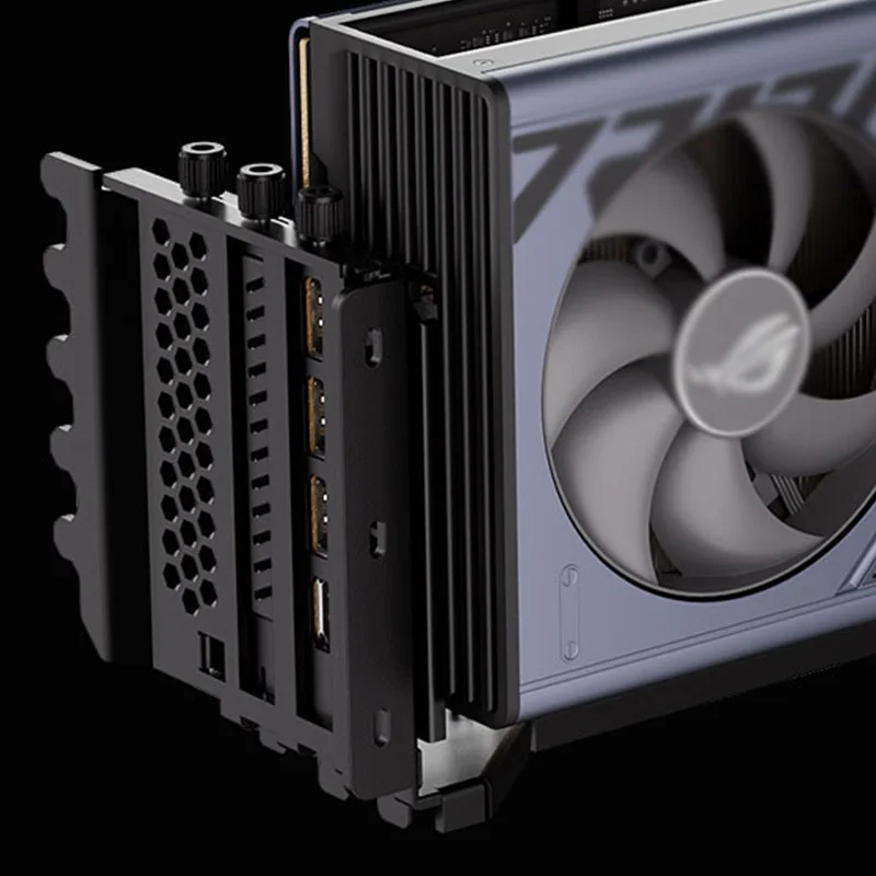 TEUCER PCIE 3.0 4.0 Universal Vertical GPU Holder Kit 2/3 Stopper For 7PCI Baffle Position Chassis Graphic Card Bracket