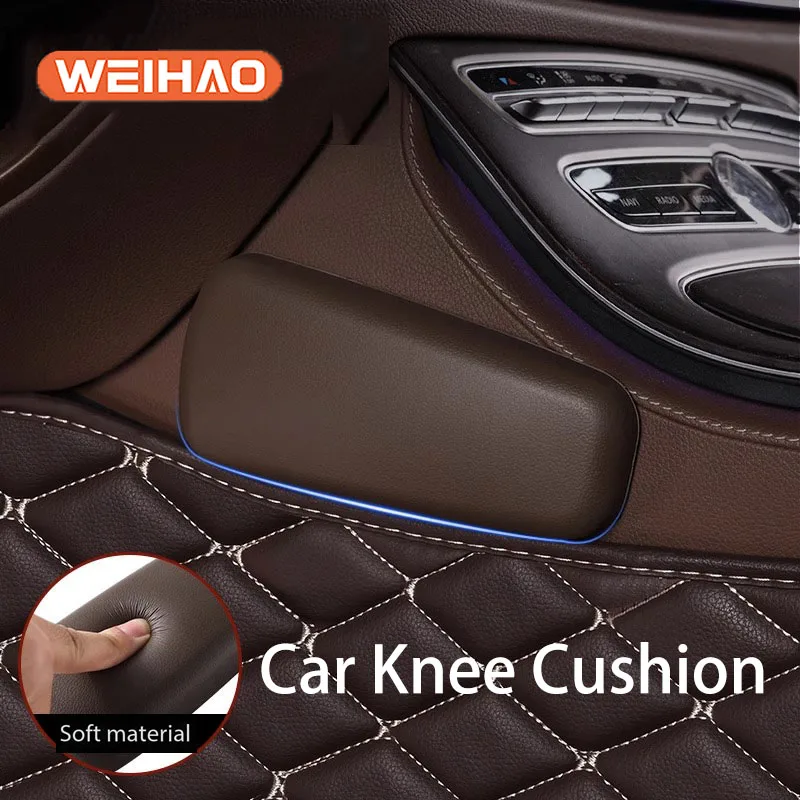 

Car Acesssories Gadgets Knee Cushion Knee Pad Knee Pillow Leg Pillow Universal Memory Cotton Support Leg Support Leather Cover