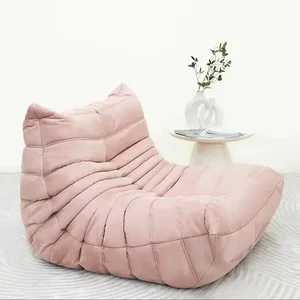 القط خدش الجلود الاسكندنافية توغو الإنترنت المشاهير كسول كاتربيلر أريكة غرفة نوم شخص واحد أريكة كرسي غرفة المعيشة من جلد الغزال أعلى 10 مبيعات لأريكة مضادة للقطط - رقم 5