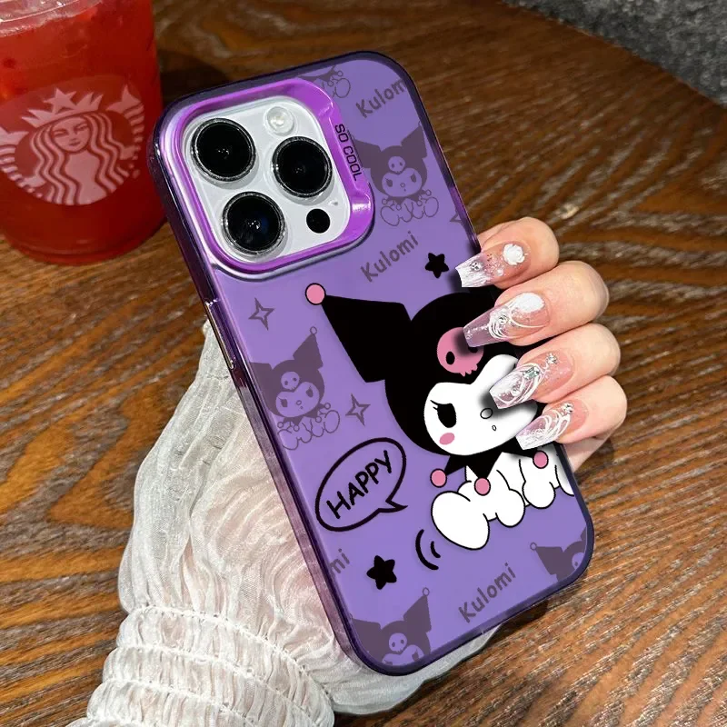 Cartoon Sanrios Kuromi Case for Xiaomi Redmi A1 A3 13C 9C 9T Note 8 9 9S 10 11 12 13 Pro K60 Ultra 4G 5G Matte Shockproof Cover