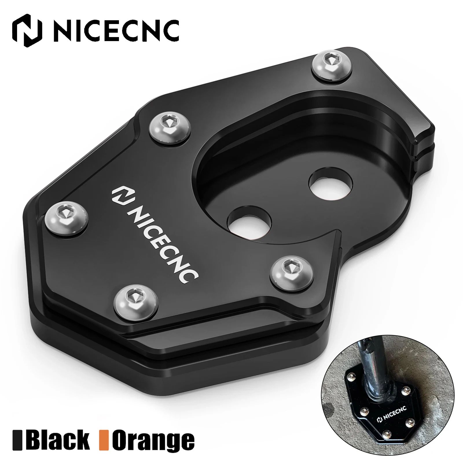 

Footstand Enlarger Kickstand Pad For KTM 690 Enduro R SMC R 790 890 Adventure R/Rally 1290 ADV R Husqvarna 701 Enduro Norden 901