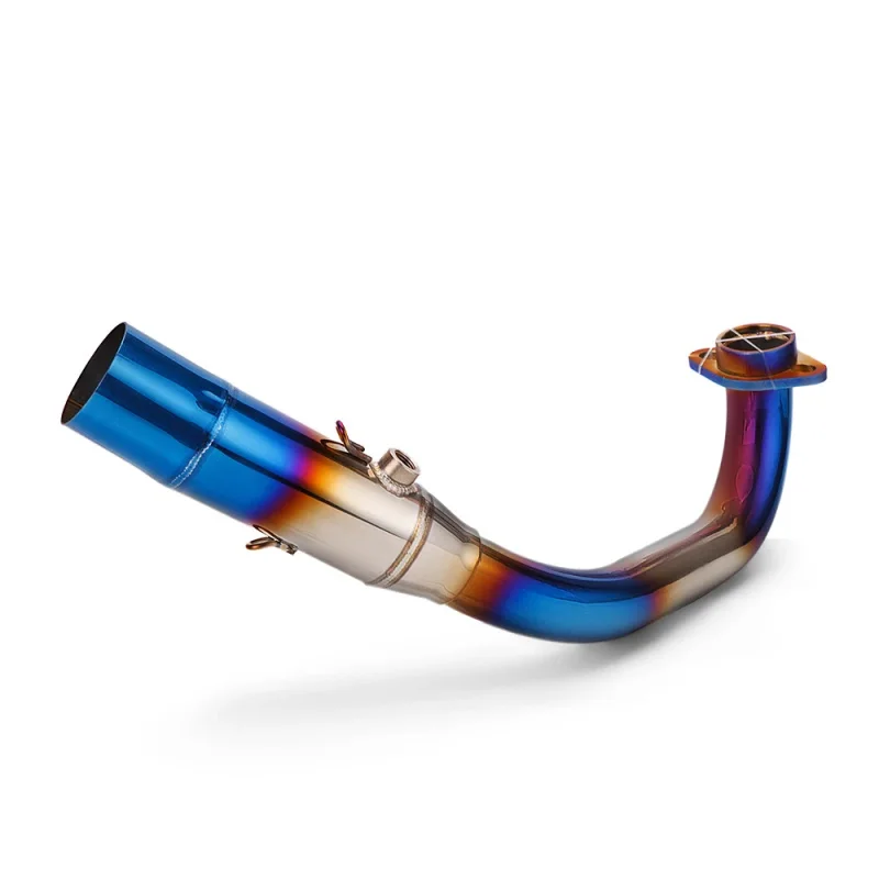 Slip-On Exhaust Mid Link Pipe 51mm SUS304 Stainless Steel for Yamaha XMAX300 2017-2023 New