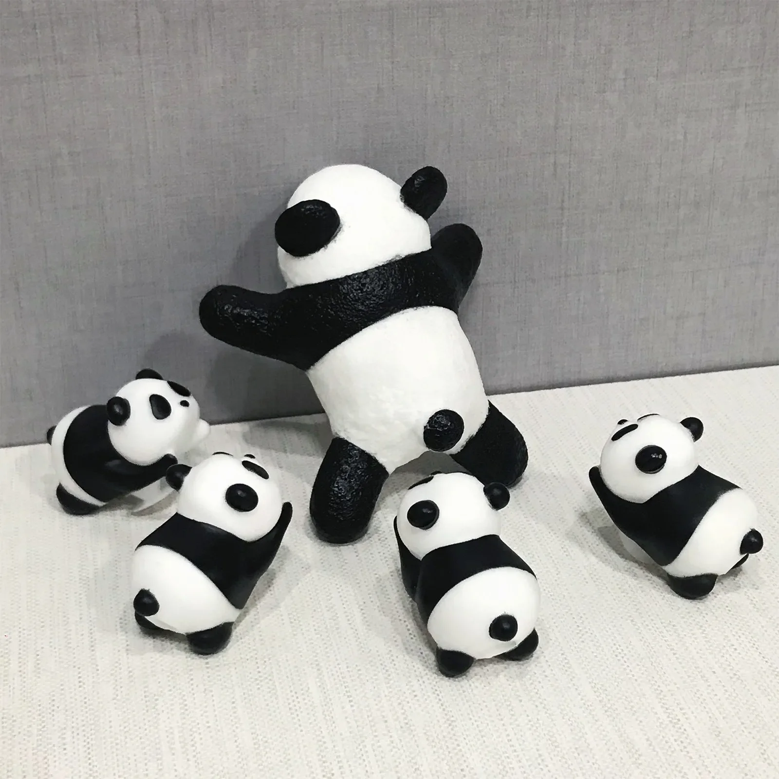 1Pcs Cute Panda Baby Shoe Charms Lovely Cartoon Stereoscopic Sandals Decorations Children DIY Slipper Hole Shoes Accessories New