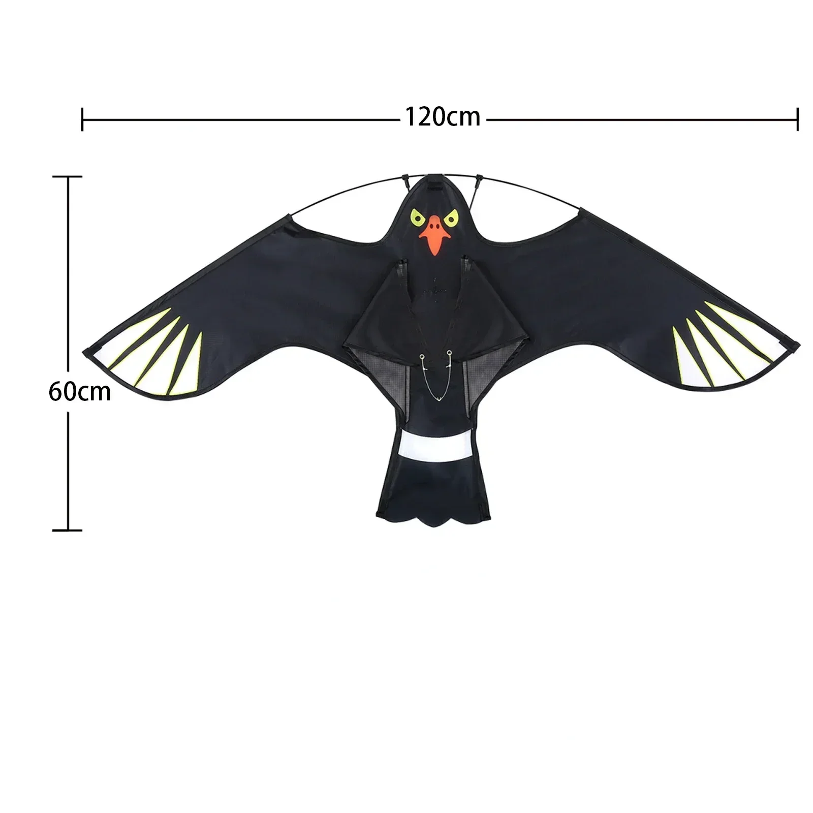 Emulation Flying Hawk Kite Bird Scarer Drive Bird Kite Bird Repellent for Garden Scarecrow Yard Birds Repeller