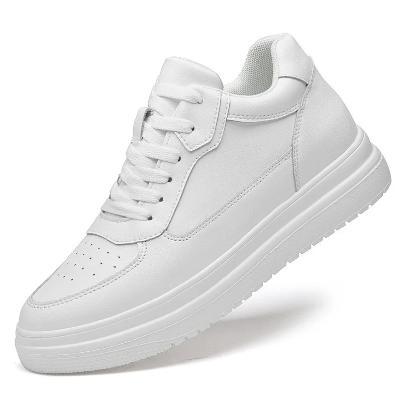 Men's Sneakers and Casual Shoes 2026 New Height Boosting Board Shoes Height Casual Shoes+Exquisite Gift Car Key Bag