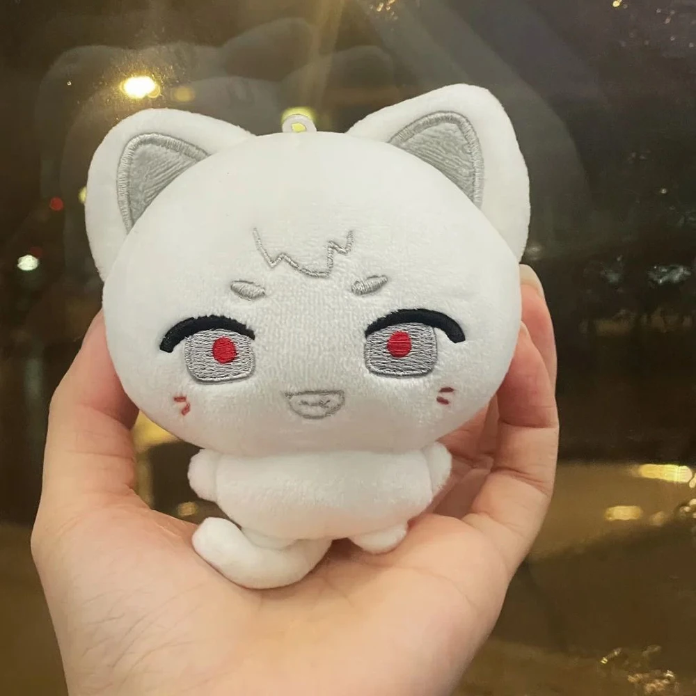 10CM 夏の光る猫 コットン製おもちゃ 猫 漫画 キド・ヒカリ 滝奈香 治樹 ぬいぐるみ ペンダント バックパック 子供向けギフト