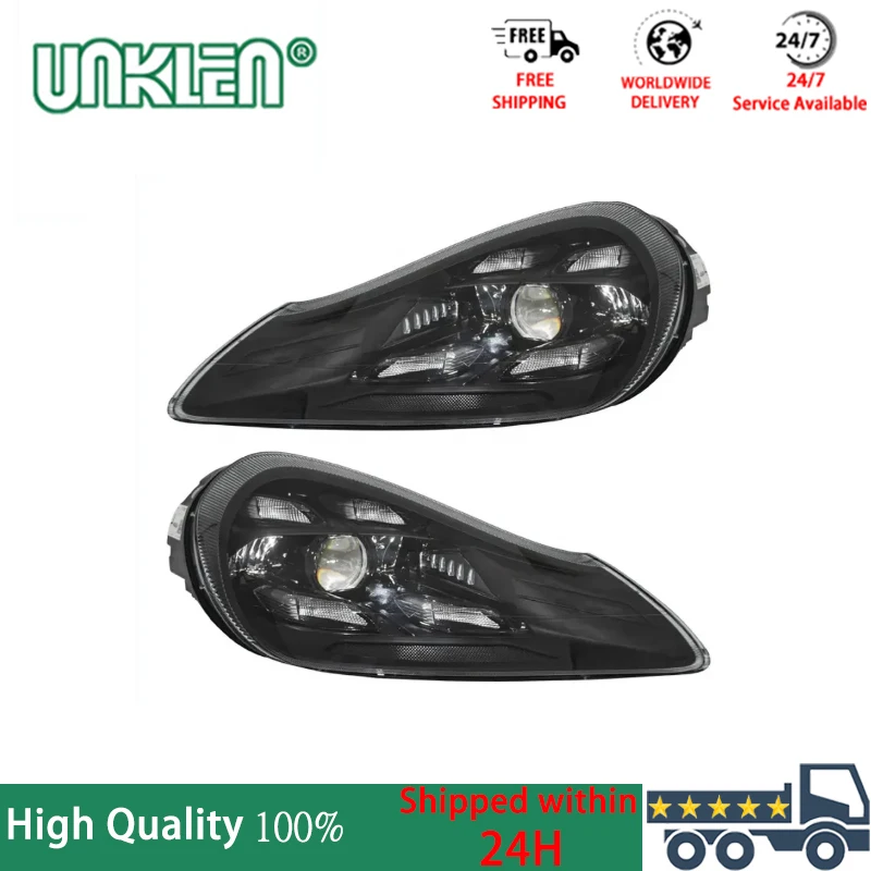 

LED Car Lights Front Lamps For Porsche Cayenne Headlights 957 2007-2010 Upgrade