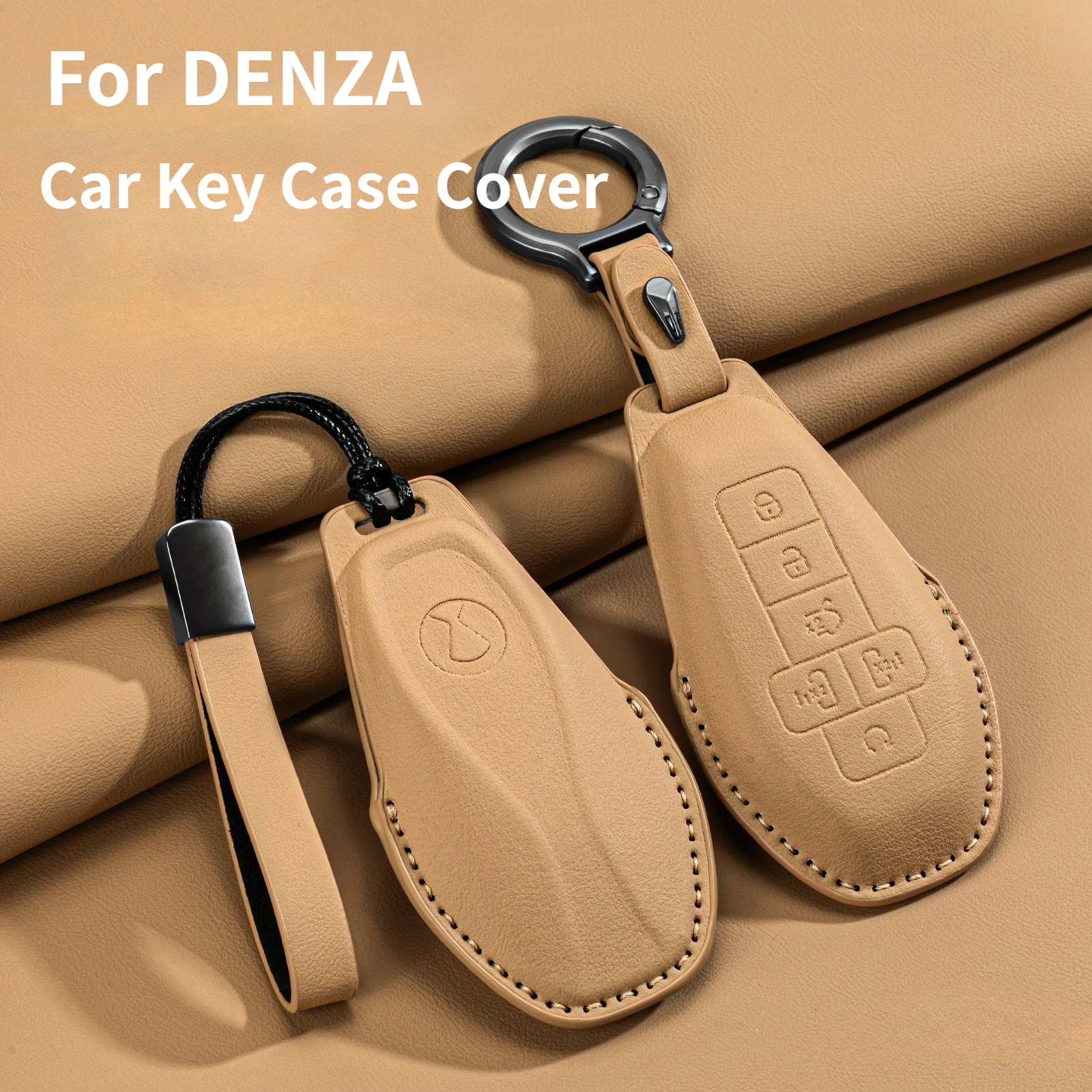 

Original Color Car Key Case Cover For DENZA DM N7 N8 D9 EV Anti-Scratch Car Remote Key Protection Shell Car Interior Accessories