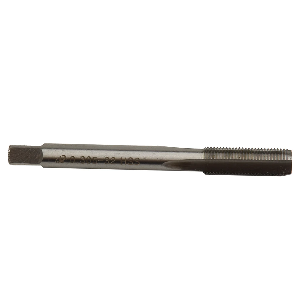 0.305-32 HSS Tap Compatible with 8V1-32 Tire Valve Stem Threads 3 Flute Taper Tap 72mm Overall Length 5mm Square Shank