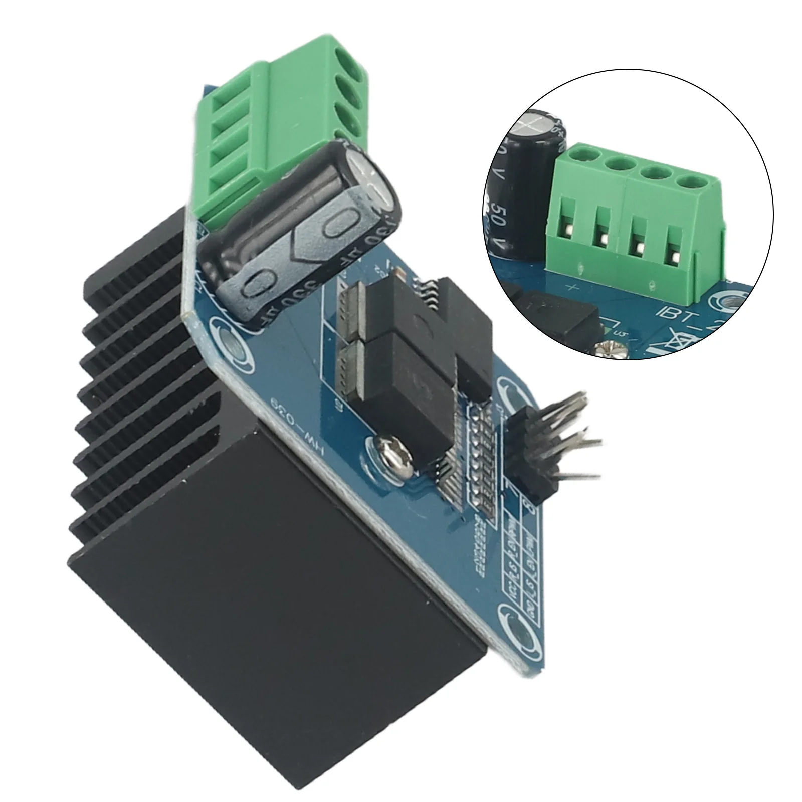 Smart Vehicle Motor Controller Module with BTS7960 43A Current Limit 25kHz Frequency Support Onboard 5V Power LED