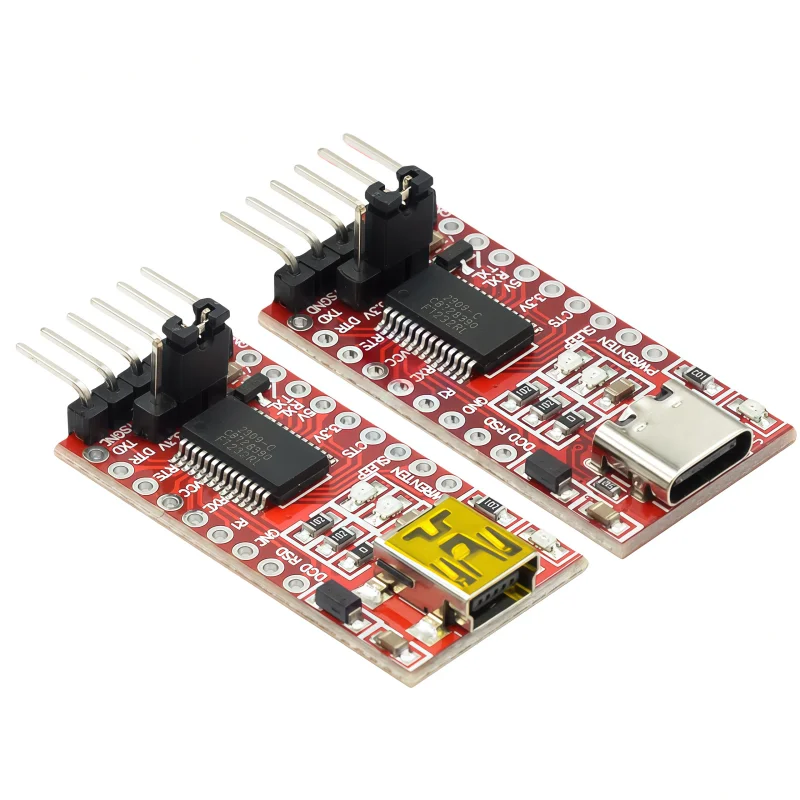 FT232RL dedicated download line - TYPE-C mini interface USB to TTL, supporting 3.3V and 5V modules