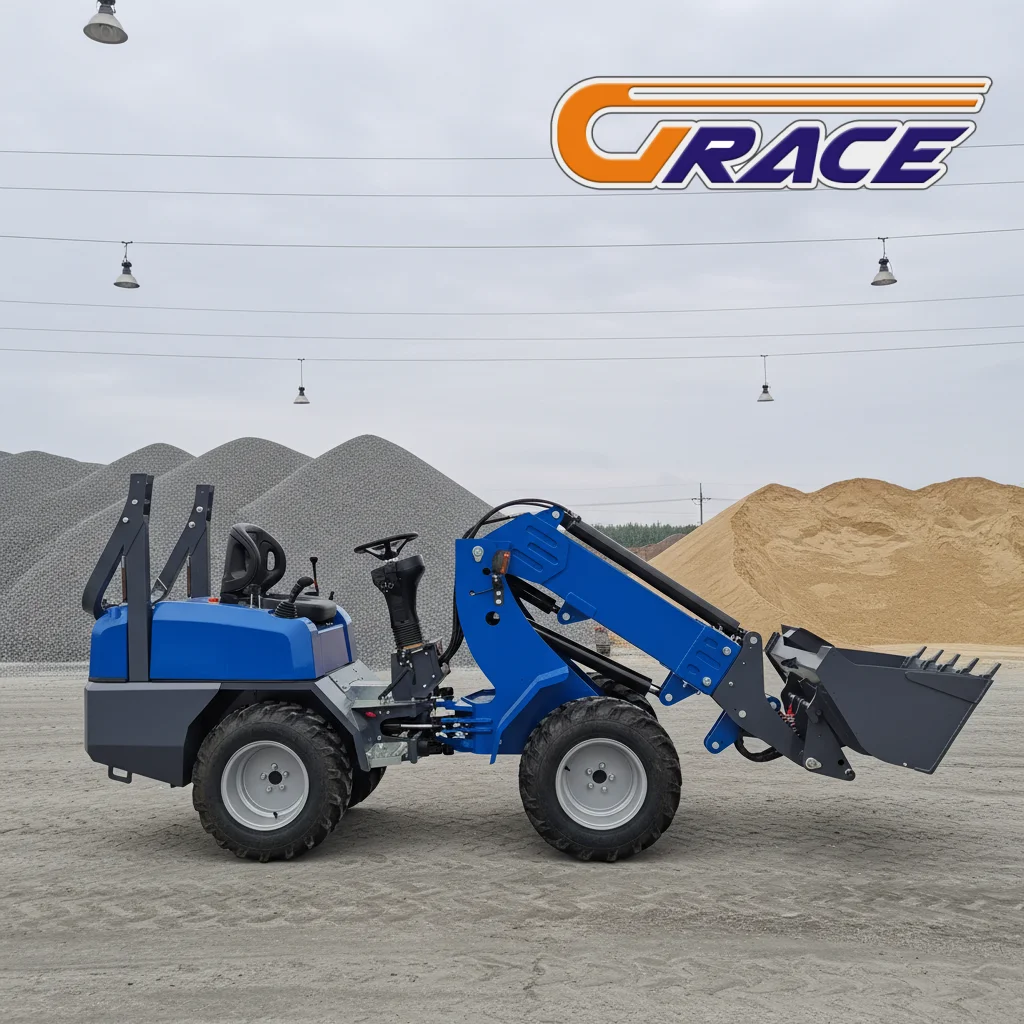 Customized 1 Ton Wheel Loader EURO 5 Lightweight Loader Warehouse Use Fast Shipping Sale